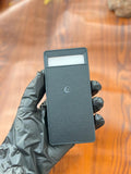 Google Pixel 6A Premium Leather Case Black