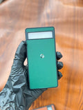 Google Pixel 6A Premium Leather Case Green