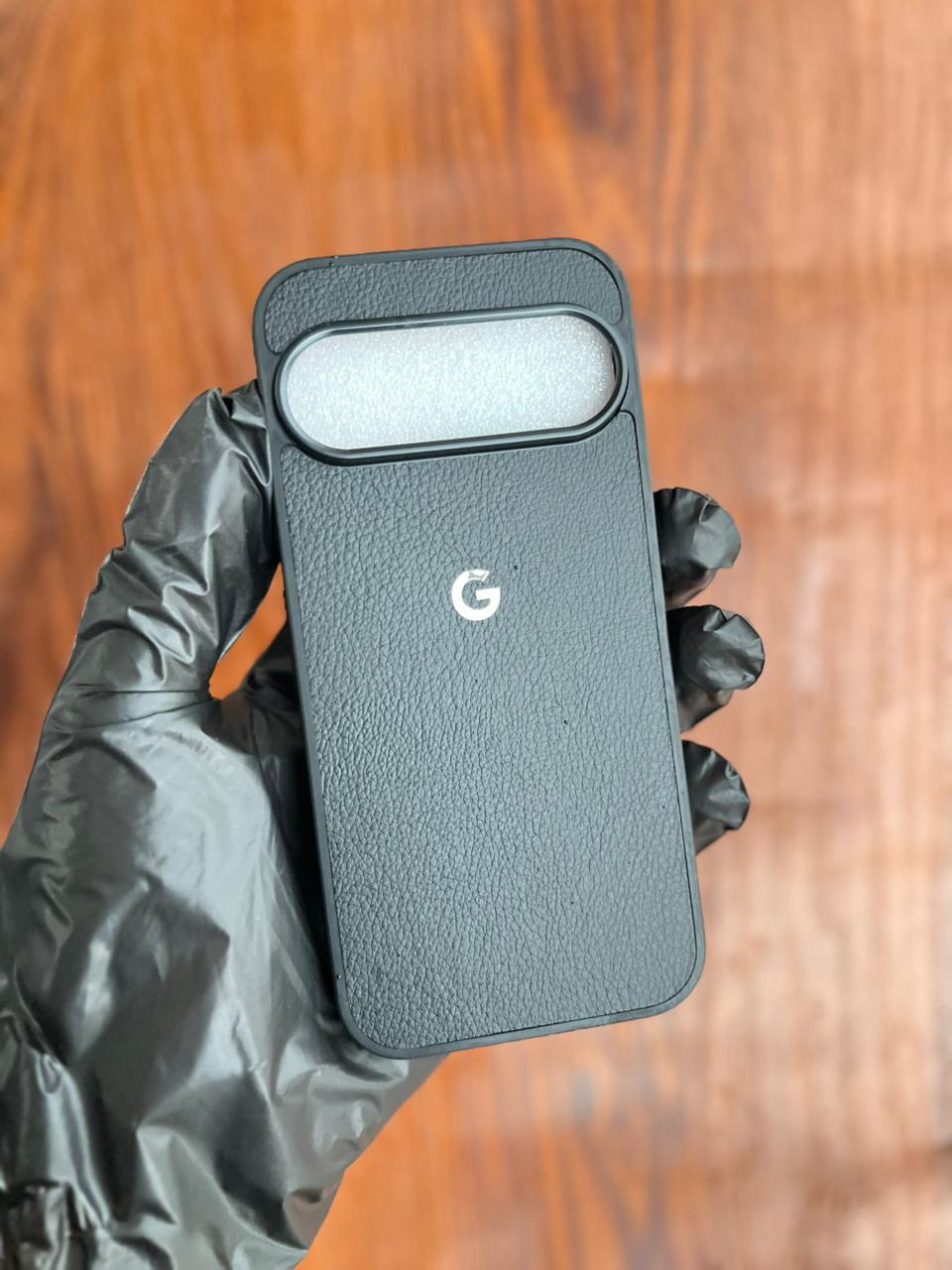 Google Pixel 10 Premium Leather Case Black
