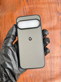 Google Pixel 10 Premium Leather Case Gray