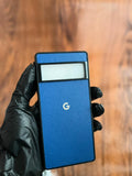 Google Pixel 6 Pro Premium Leather Case Blue