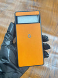 Google Pixel 7 Premium Leather Case Orange