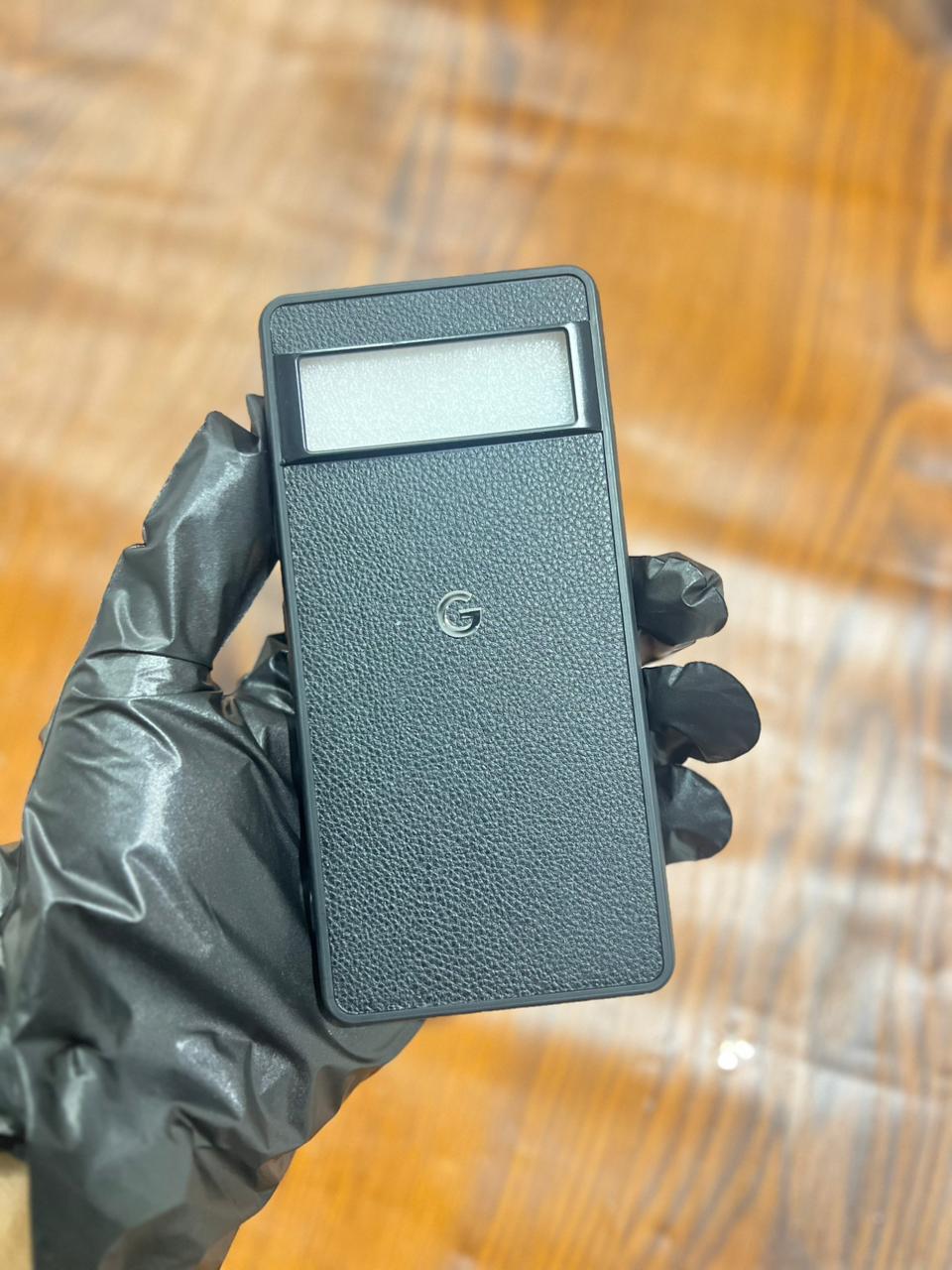 Google Pixel 7 Premium Leather Case Black