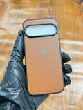 Google Pixel 9 Premium Leather Case Brown