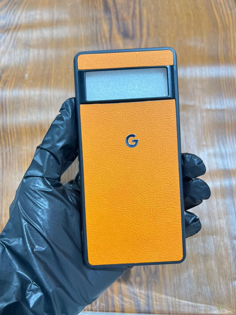 Google Pixel 7 Pro Premium Leather Case Orange