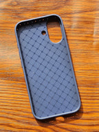 iPhone 17 Woven Case "Leather Feel" Blue