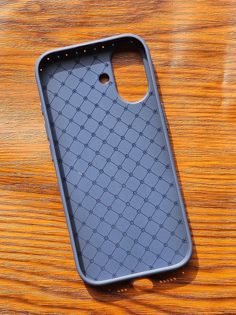 iPhone 17 Woven Case "Leather Feel" Blue
