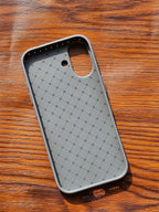iPhone 17 Woven Case "Leather Feel" Gray