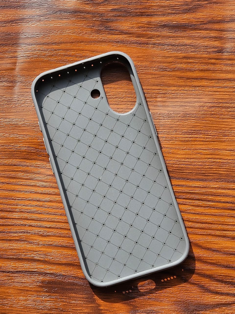 iPhone 17 Woven Case "Leather Feel" Gray
