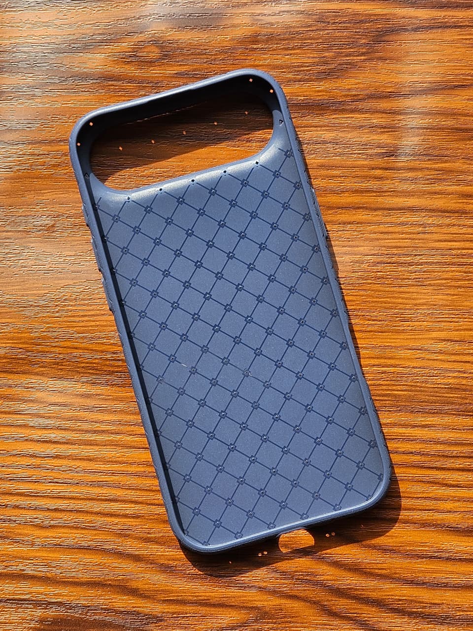 iPhone Air Woven Case "Leather Feel" Blue