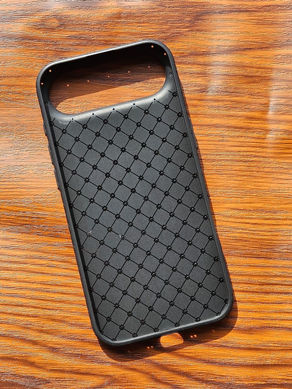 iPhone Air Woven Case "Leather Feel" Black