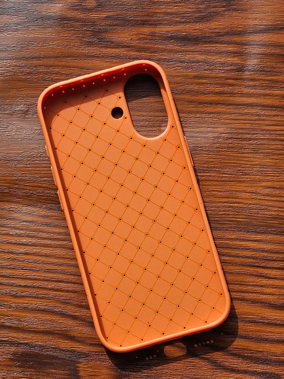 iPhone 17 Woven Case "Leather Feel" Orange