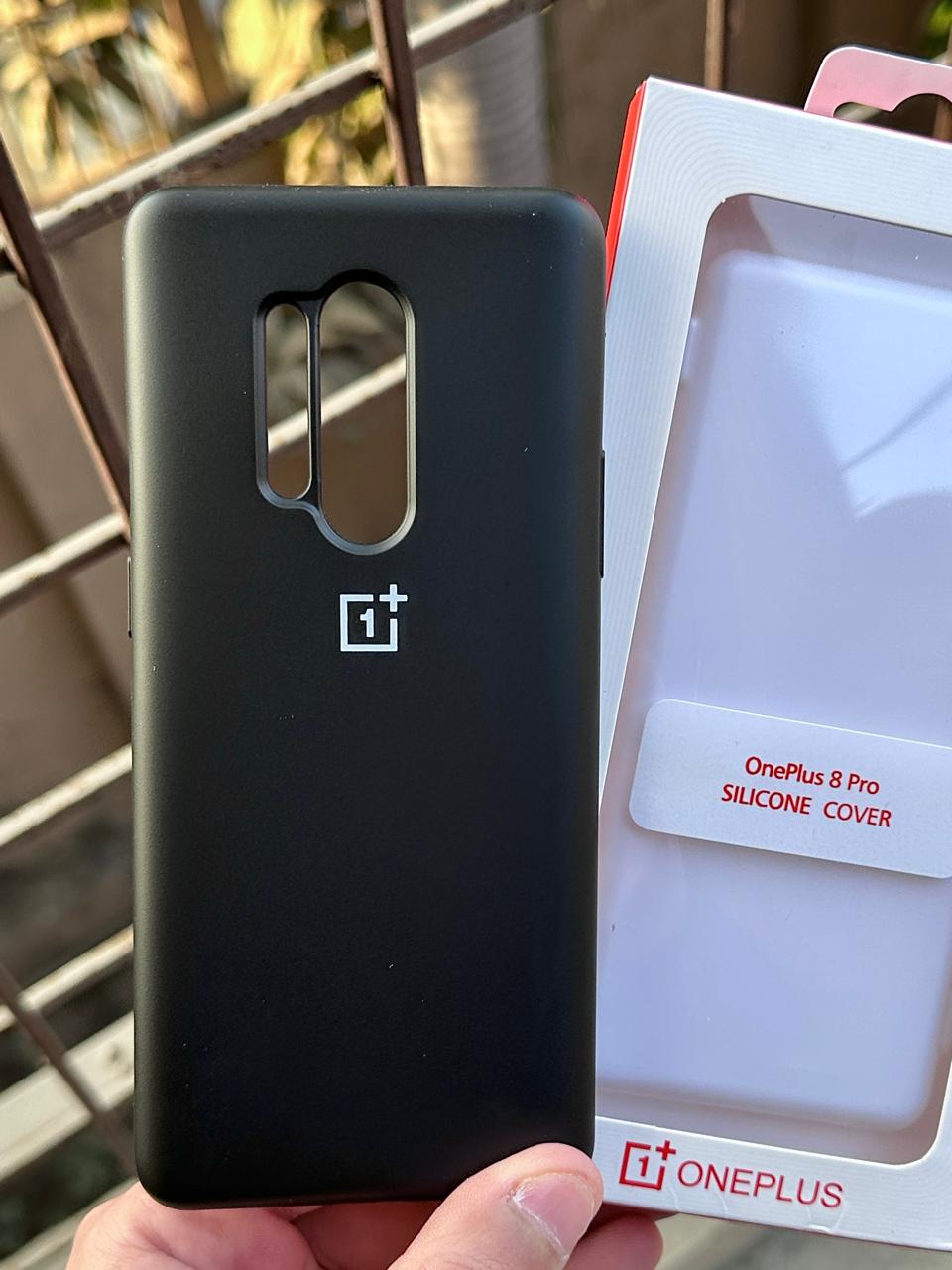 OnePlus "8 Pro" Premium Official Silicone Case - Black Main image