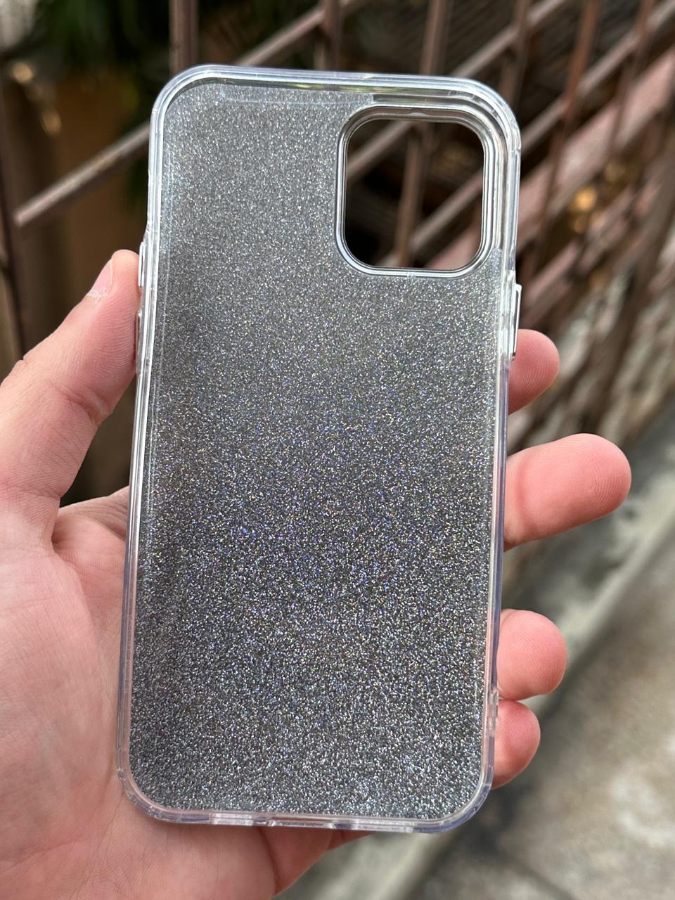 iPhone "12/12 Pro" Queen Butterfly Glitter Case - Baby Pink Secondary image