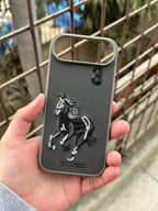 iPhone "Air" Premium Polo Embroidered Case - Dark Gray