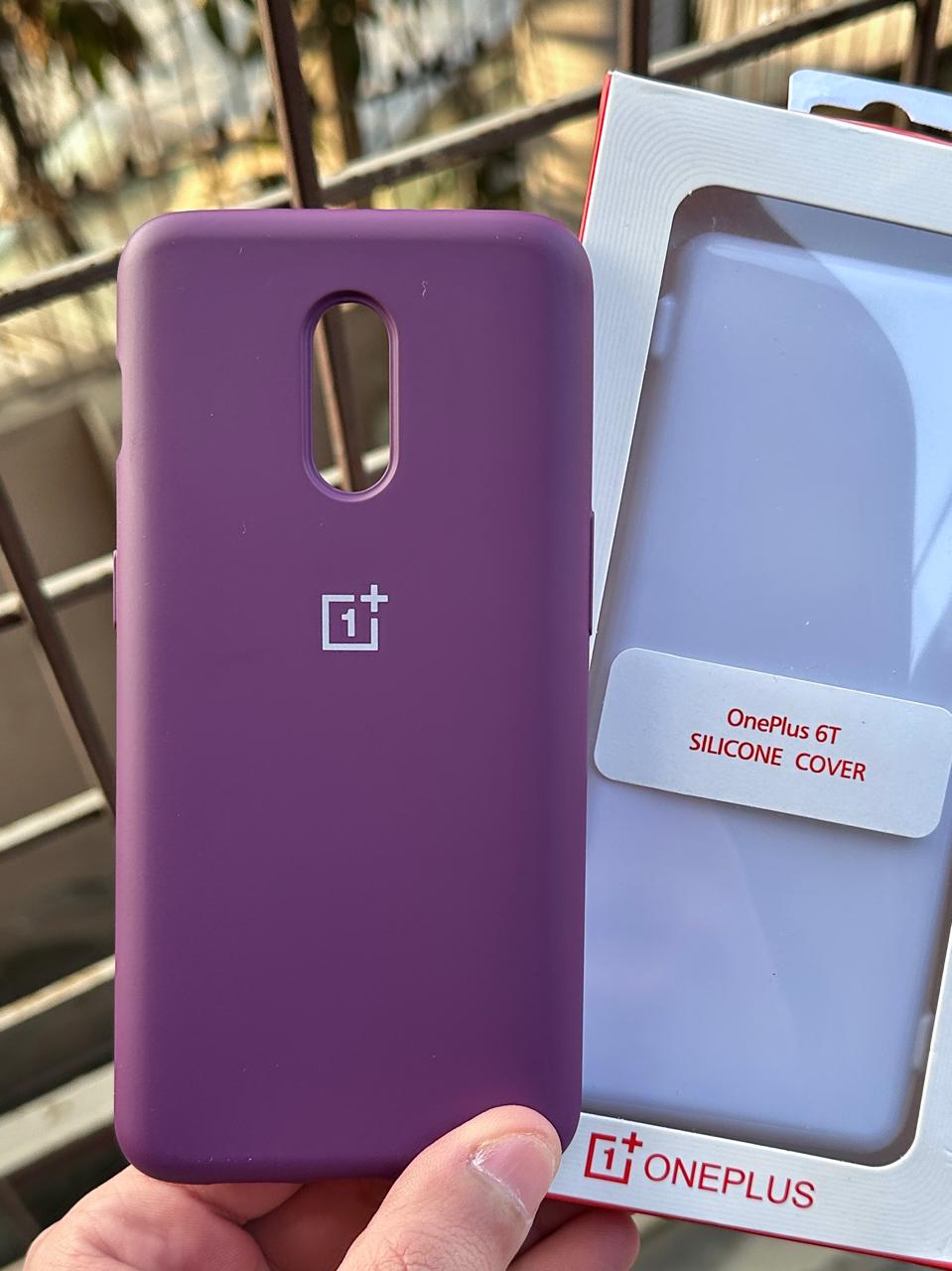 OnePlus "6T" Premium Official Silicone Case - Purple