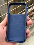 iPhone "17 Pro" Premium Polo Embroidered Case - Blue