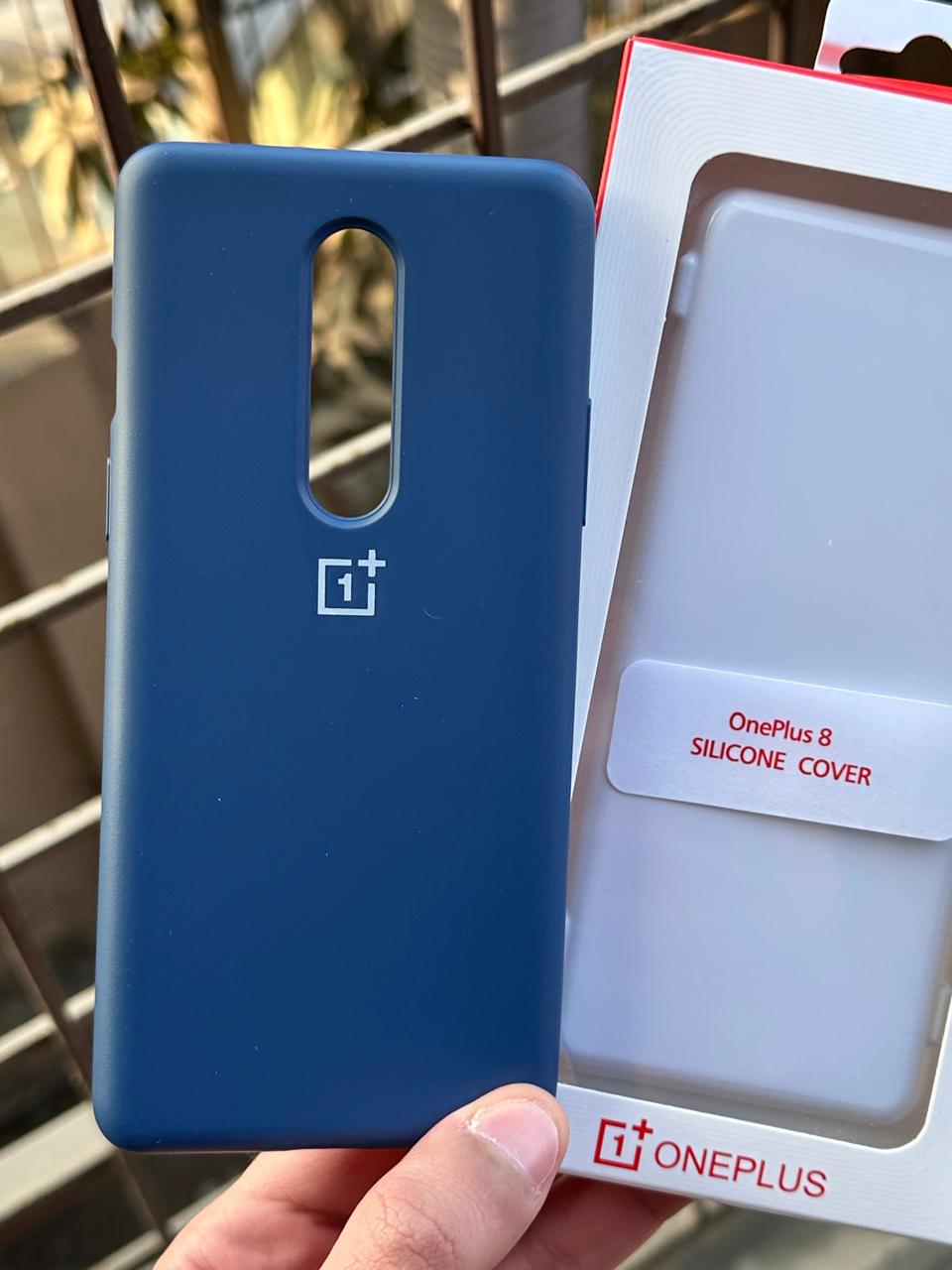 OnePlus "8" Premium Official Silicone Case - Blue Main image