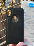 iPhone "X/XS" Premium J-CASE Leather Case - Black