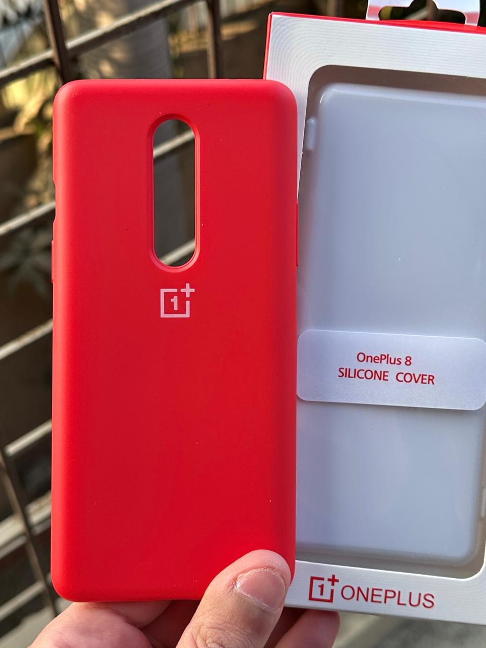 OnePlus "8" Premium Official Silicone Case - Red