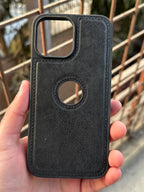 iPhone "13 Pro Max" Premium J-CASE Leather Case - Black