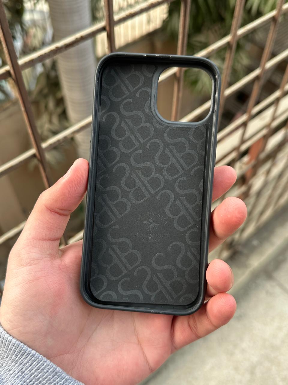 iPhone "15" Premium Polo Embroidered Case - Black Secondary image