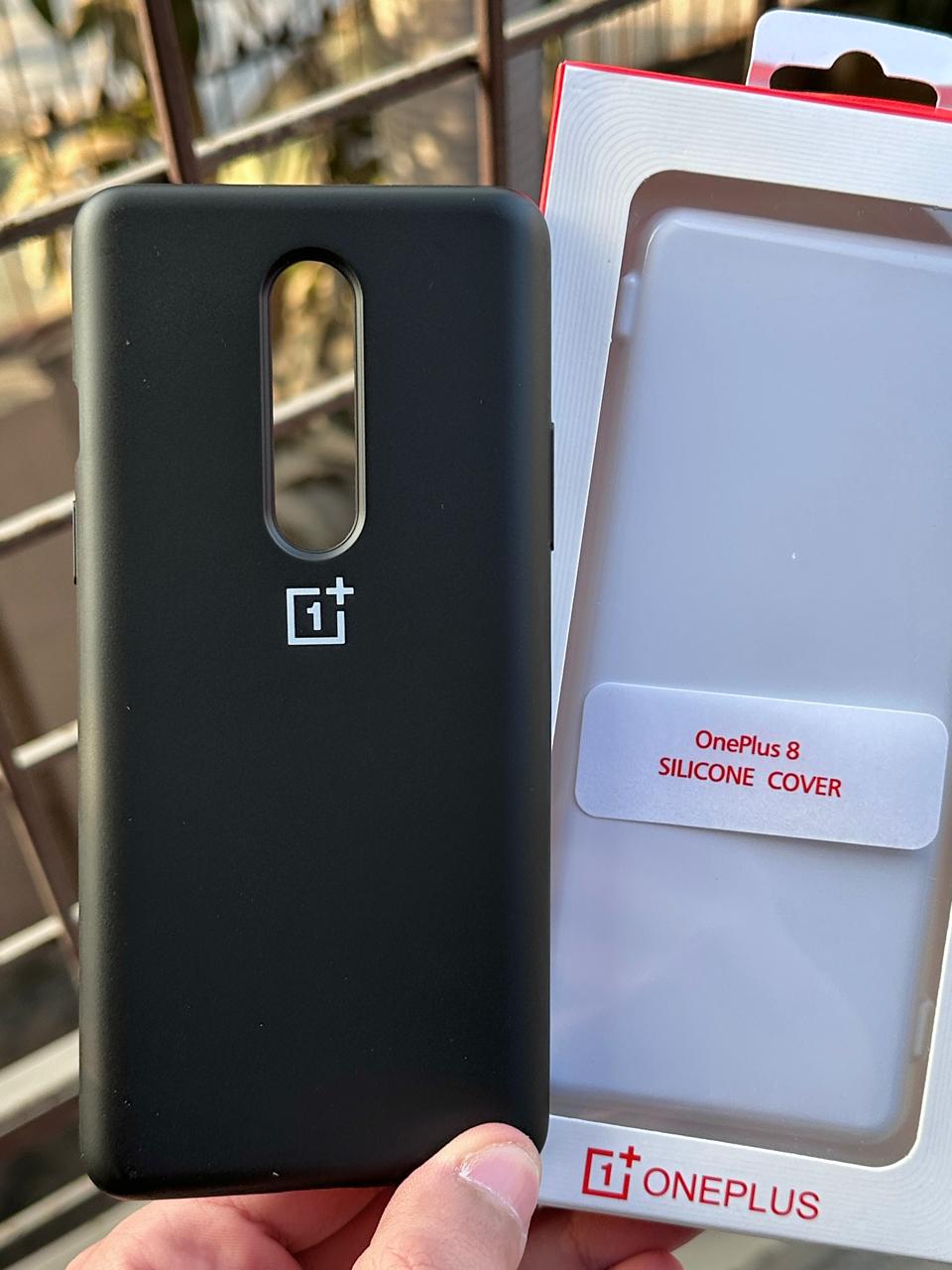 OnePlus "8" Premium Official Silicone Case - Black Main image