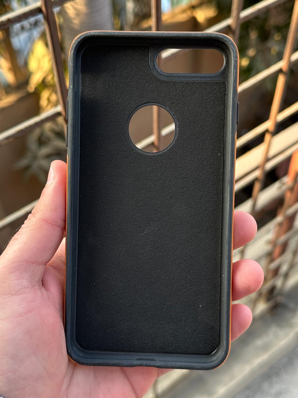 iPhone "7/8 Plus" Premium J-CASE Leather Case - Black Secondary image