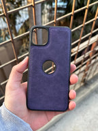 iPhone "11 Pro Max" Premium J-CASE Leather Case - Purple