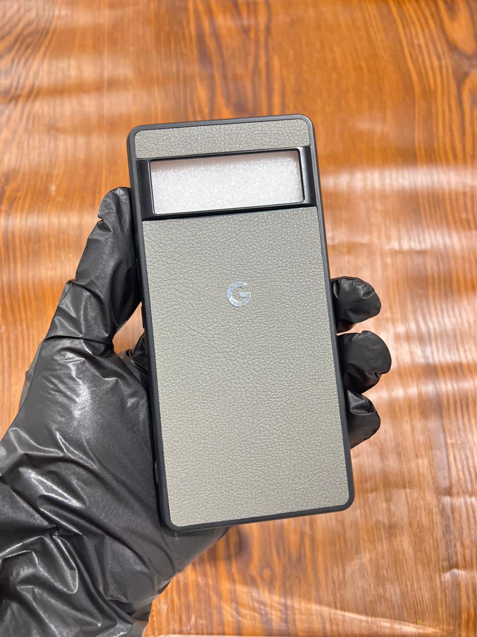 Google Pixel 7 Pro Premium Leather Case Gray