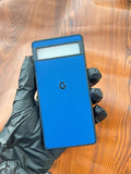 Google Pixel 6A Premium Leather Case Blue
