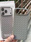 iPhone "Air" Woven "Leather Feel" Case - Gray