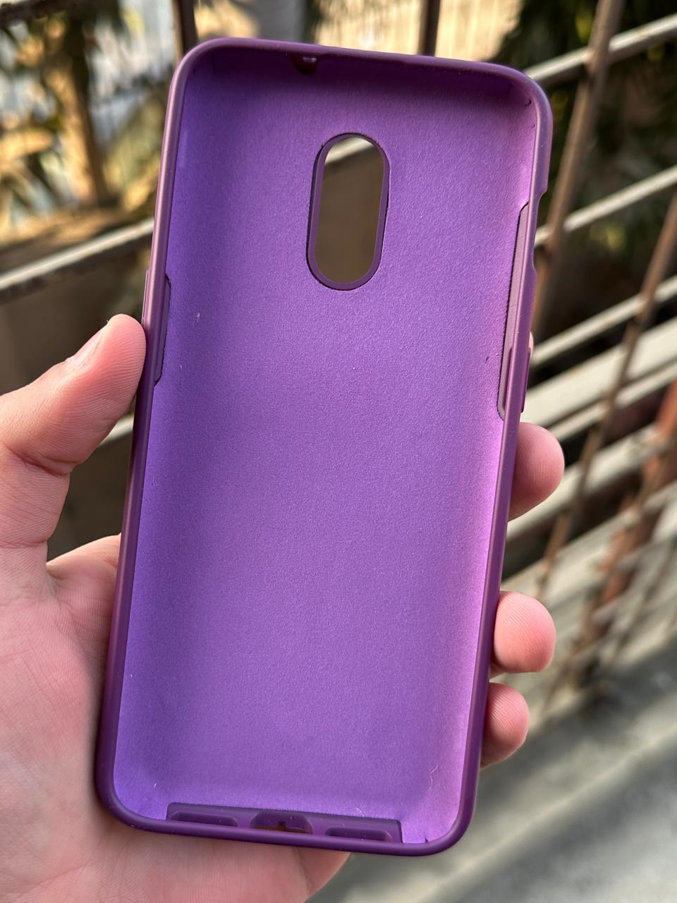 OnePlus "6T" Premium Official Silicone Case - Purple