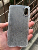 iPhone "XS Max" Queen Butterfly Glitter Case - Black