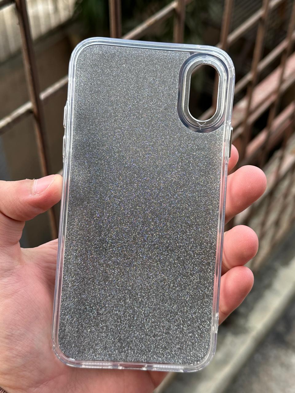 iPhone "XR" Queen Butterfly Glitter Case - Lilac