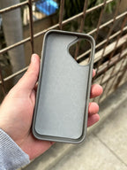 iPhone "17" Premium Polo Embroidered Case - Dark Gray
