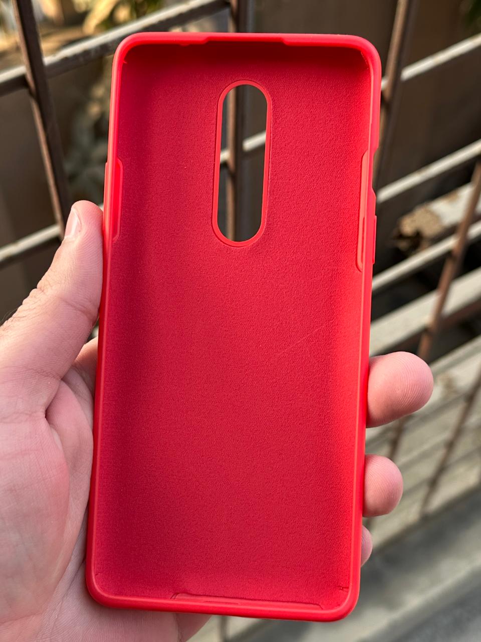 OnePlus "8" Premium Official Silicone Case - Red Secondary image