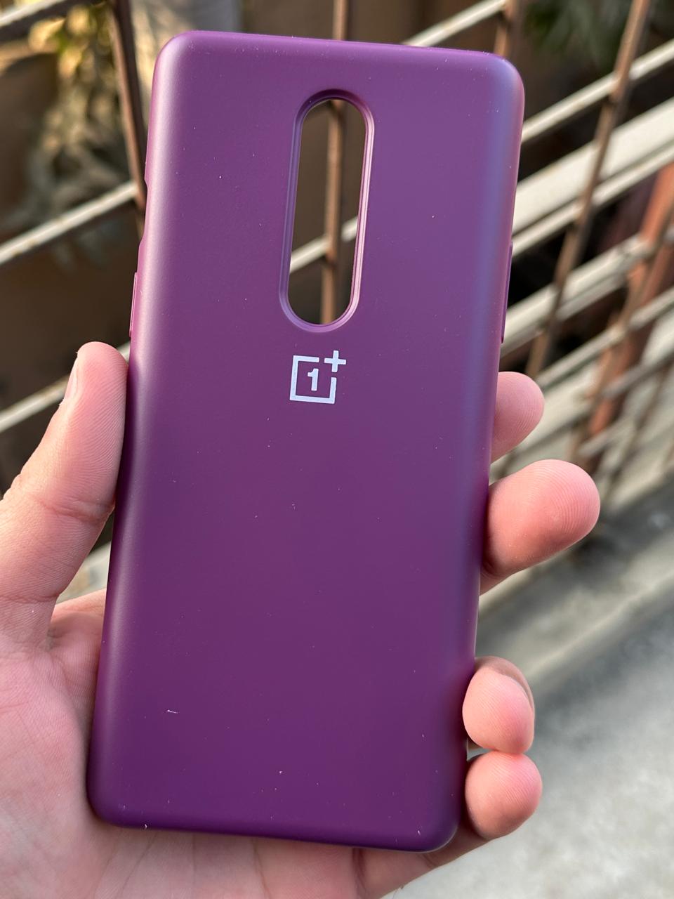 OnePlus "8" Premium Official Silicone Case - Purple