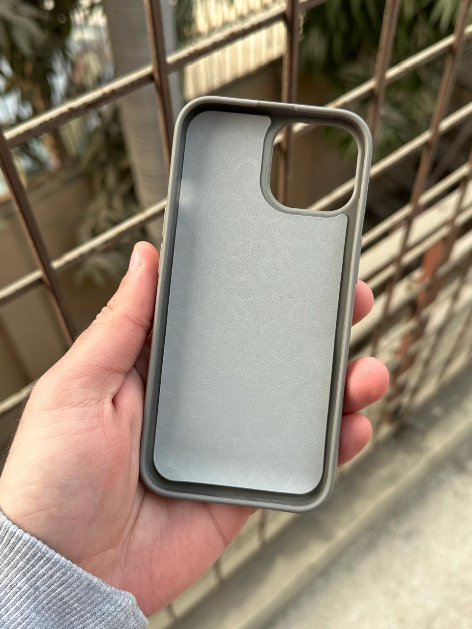 iPhone "15" Premium Polo Embroidered Case - Dark Gray