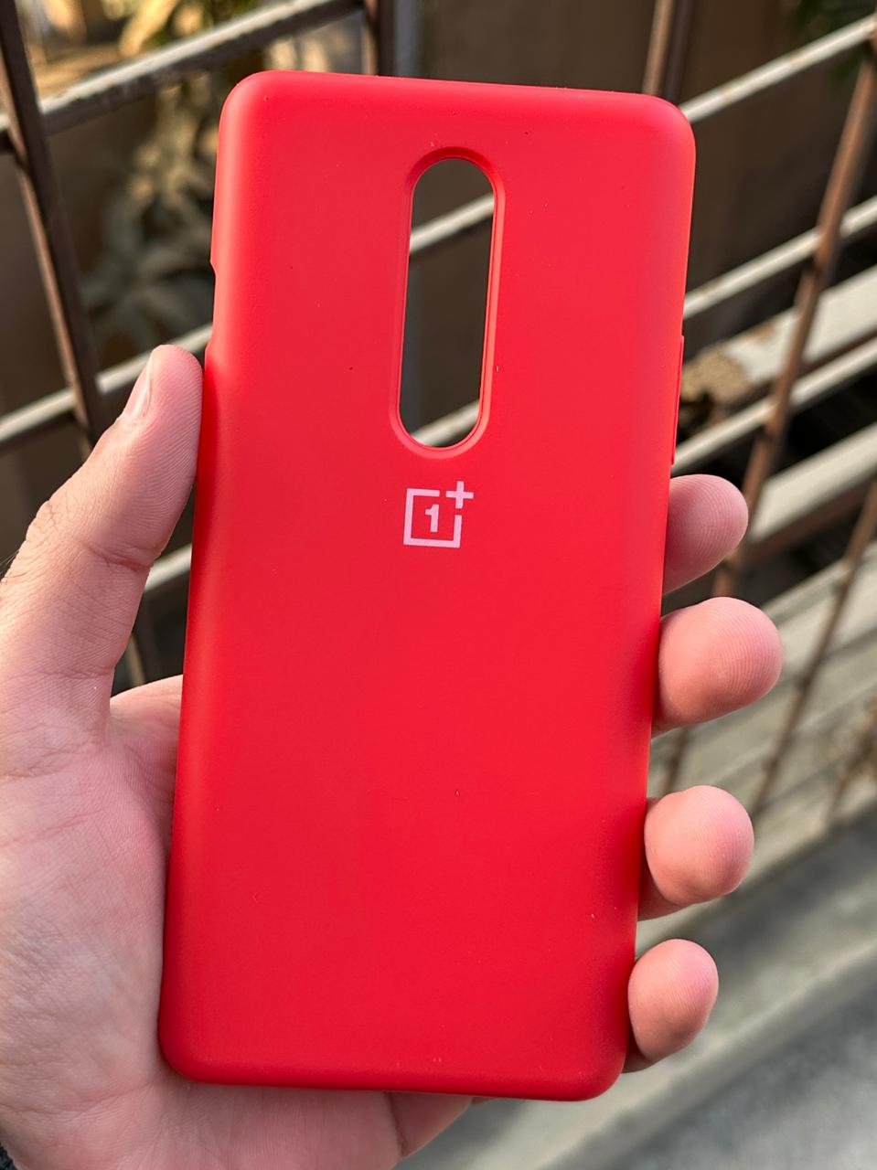OnePlus "8" Premium Official Silicone Case - Red