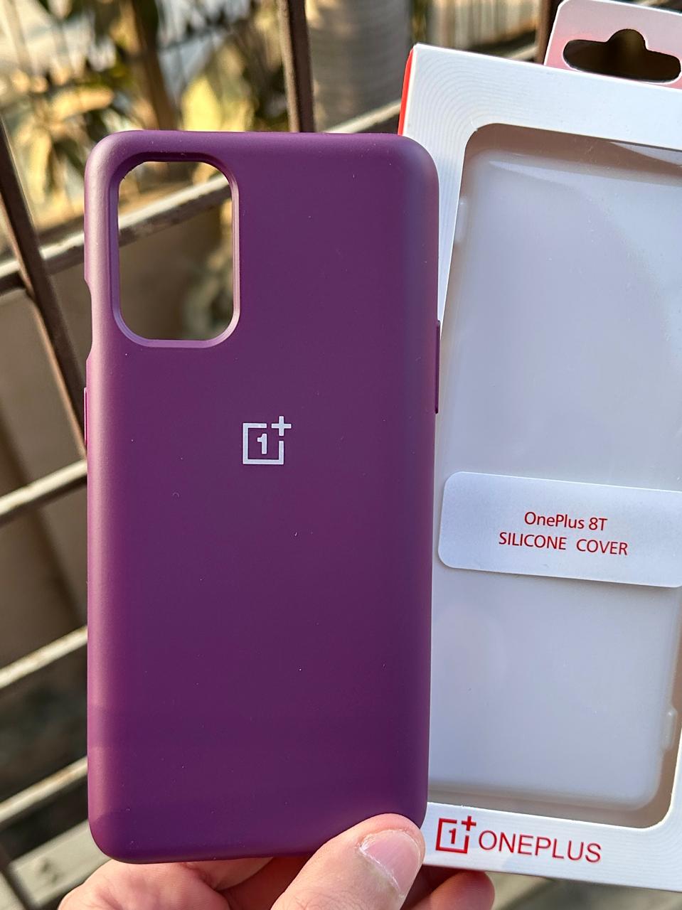 OnePlus "8T" Premium Official Silicone Case - Purple