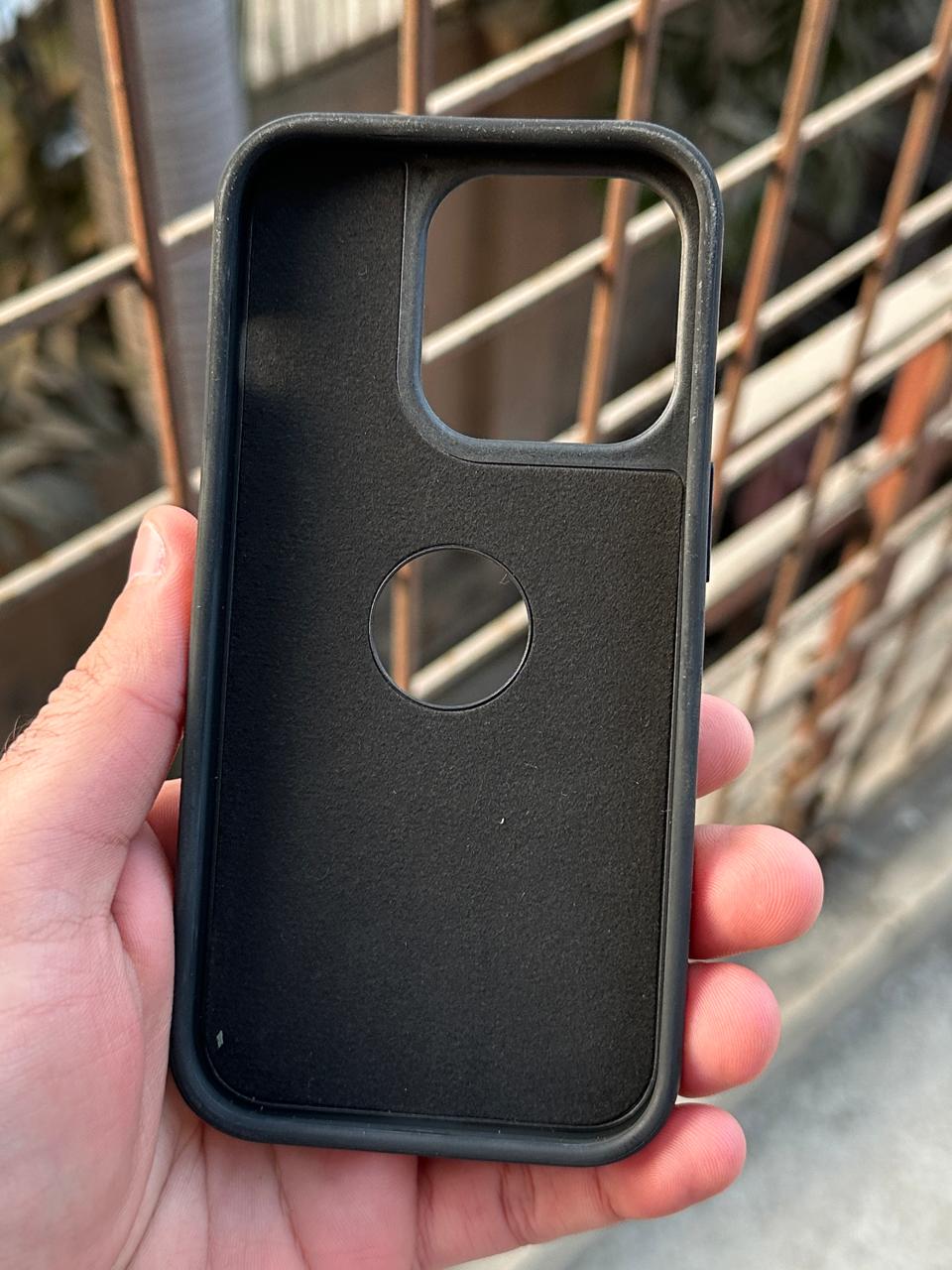 iPhone "14 Pro" Premium J-CASE Leather Case - Blue