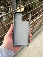 iPhone "12 Pro Max" Premium Polo Embroidered Case - Dark Gray