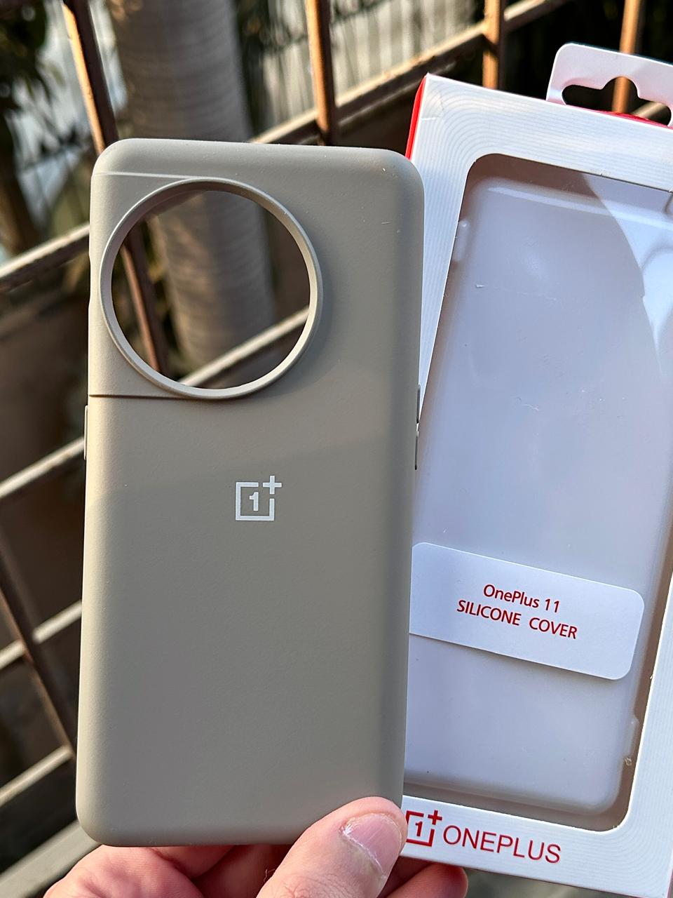 OnePlus "11" Premium Official Silicone Case - Gray Main image