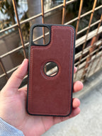 iPhone "11 Pro Max" Premium J-CASE Leather Case - Brown