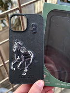 iPhone "15" Premium Polo Embroidered Case - Black