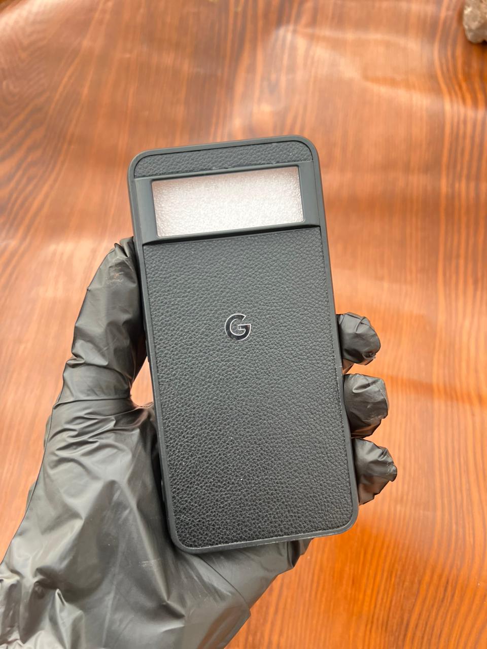 Google Pixel 8 Premium Leather Case Black