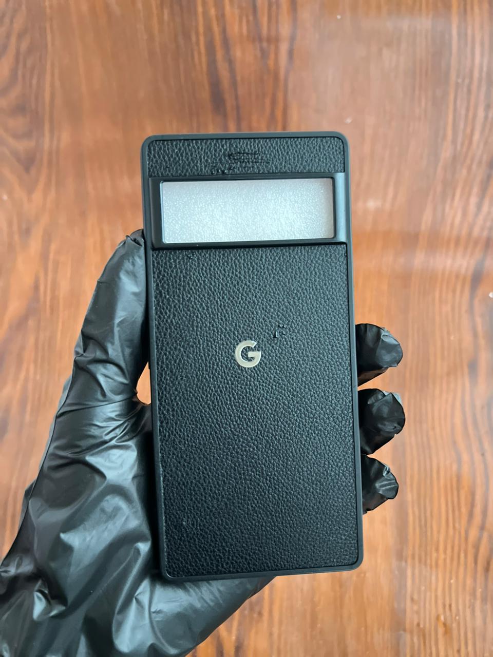 Google Pixel 6 Pro Premium Leather Case Black