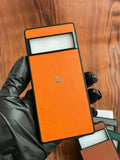 Google Pixel 6 Pro Premium Leather Case Orange