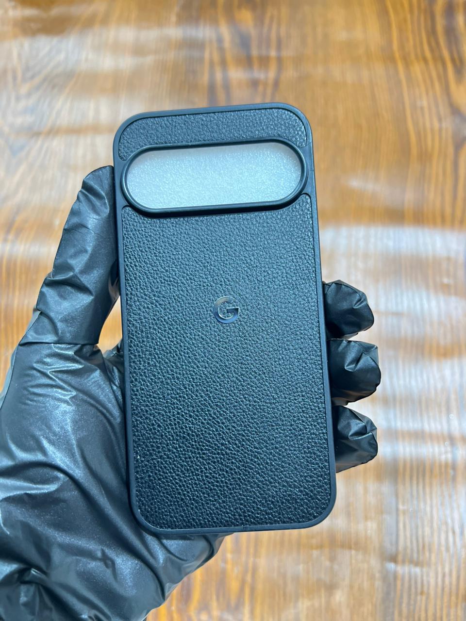 Google Pixel 9 Premium Leather Case Black